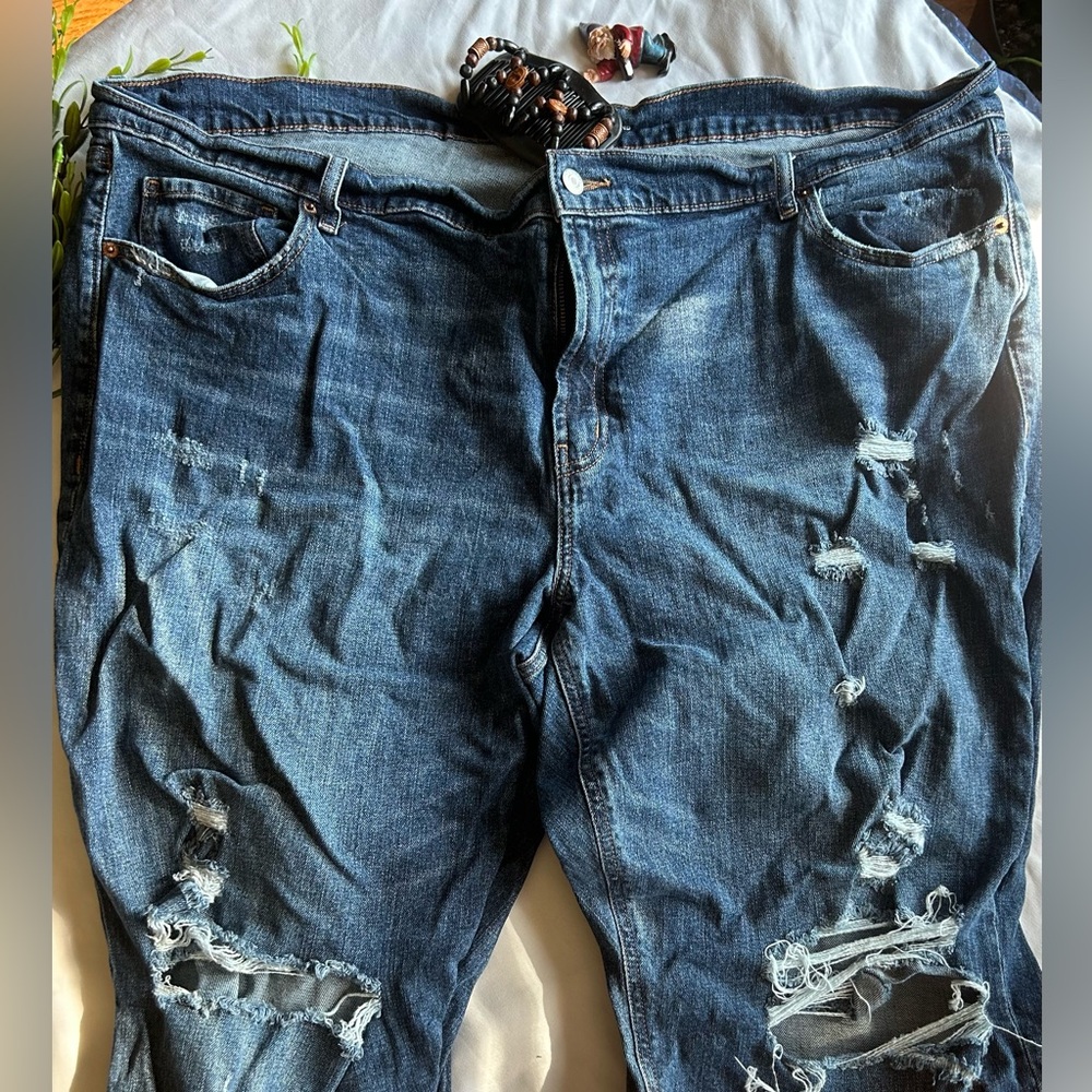 Boyfriend Cut Plus Size Jeans